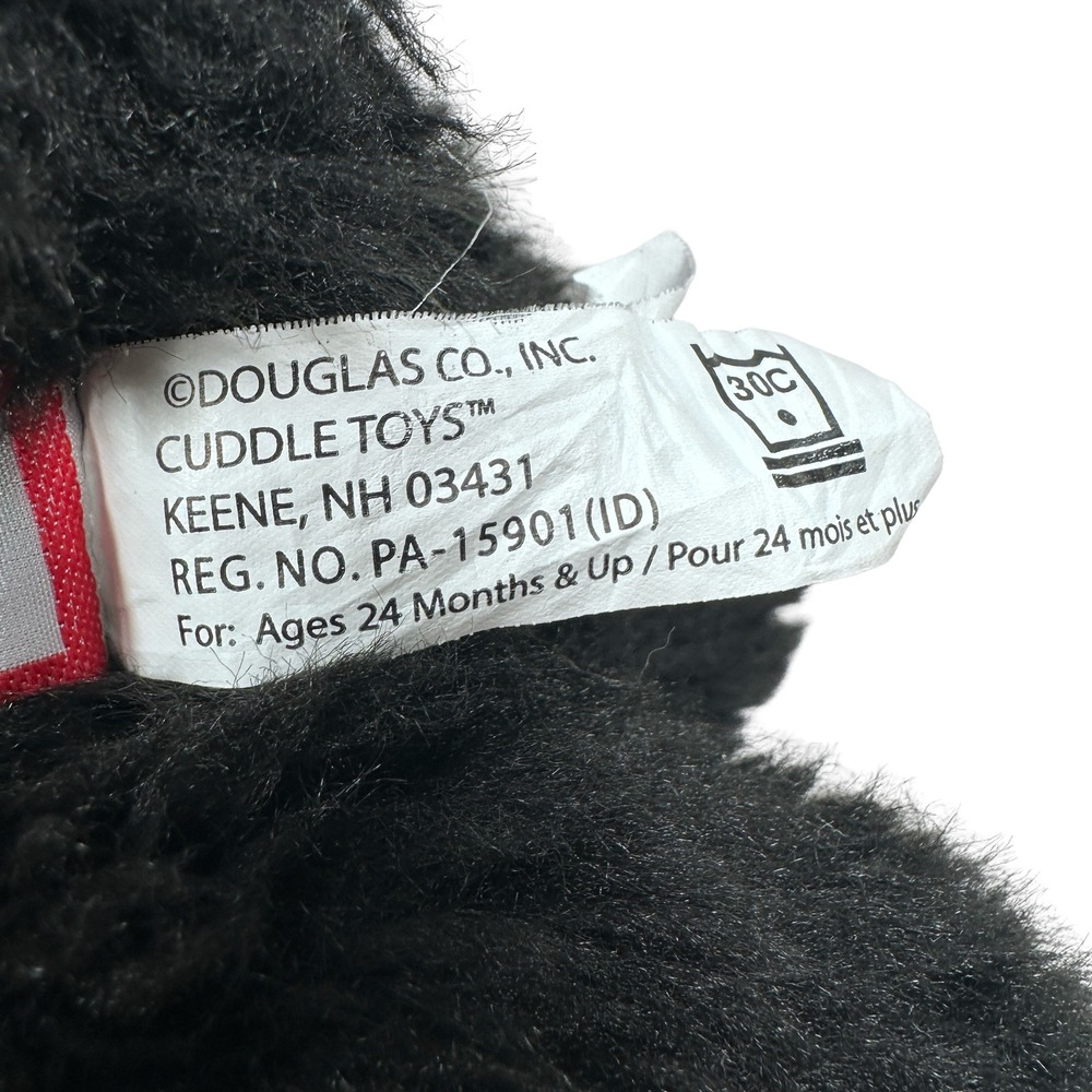Douglas Cuddle Toy Boulder The Black Bear Cub Plush Stuffed Animal Realistic - Picture 8 of 9